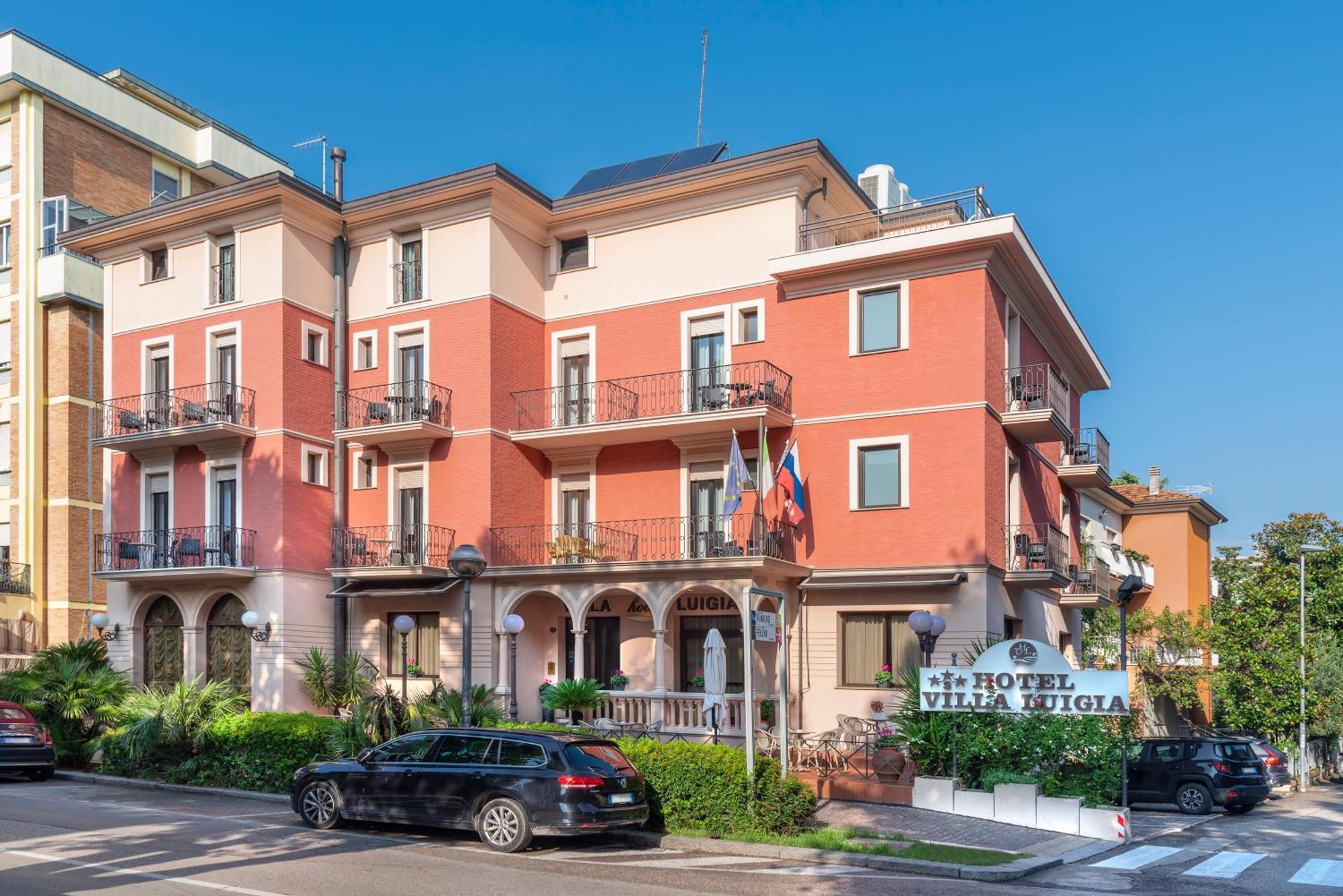 Hotel Villa Luigia Римини Екстериор снимка